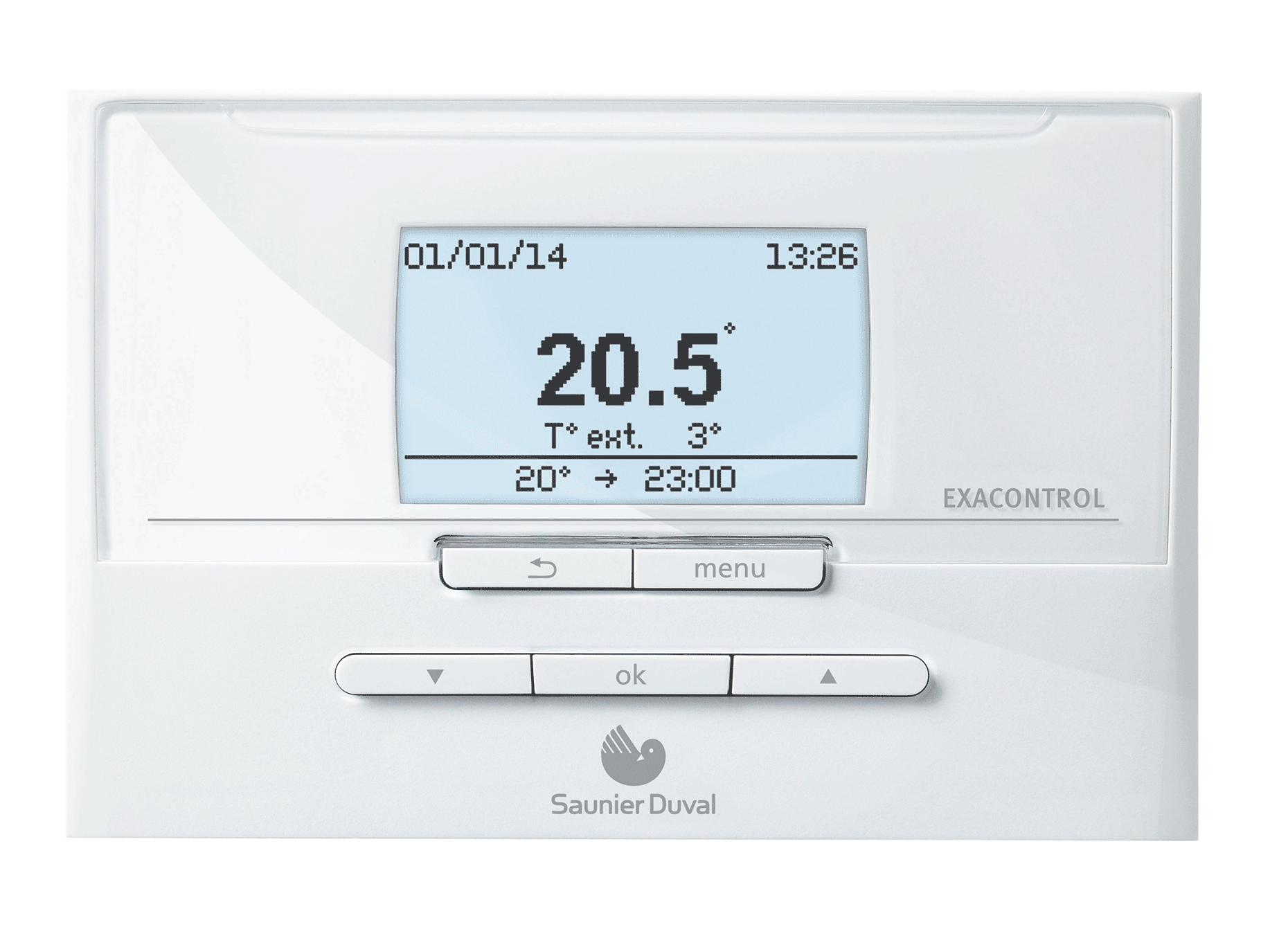 Thermostat d'ambiance programmable radio sans fil - EXACONTROL - SAUNIER  DUVAL - Livré et posé - Boutique Ferrante